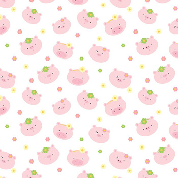 PINK PIGS / heads (ANIMAL GARDEN)