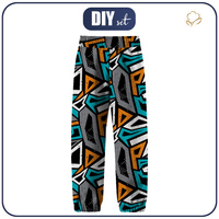 CHILDREN'S SOFTSHELL TROUSERS (YETI) - GRAFFITI (134/140)
