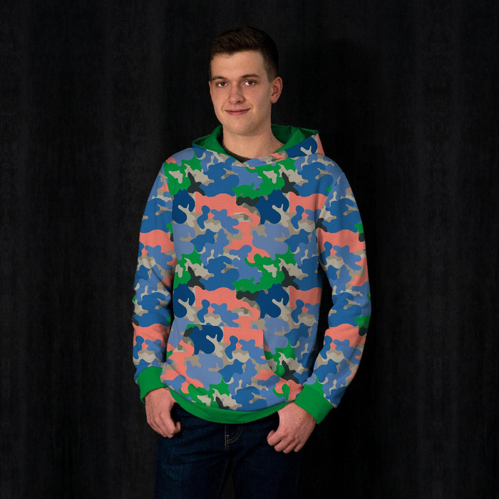 NEON CAMOUFLAGE M. 6 - Badeanzug Lycra