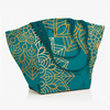 MANDALA pat. 5 / emerald - looped knit fabric