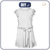 SUKIENKA "EMMA" - POLKA DOTS WZ. 2 - Jersey wiskozowy z elastanem L