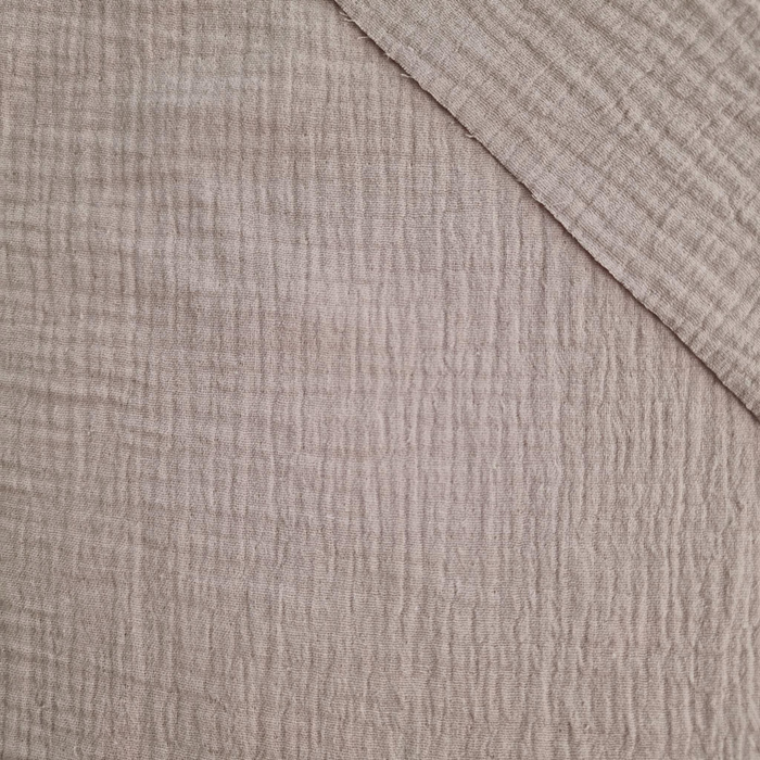 Cotton Muslin Double Gauze - CAFE LATTE