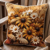 PILLOW 45X45 - GOLDEN AUTUMN BOUQUET WZ. 3 - front + back