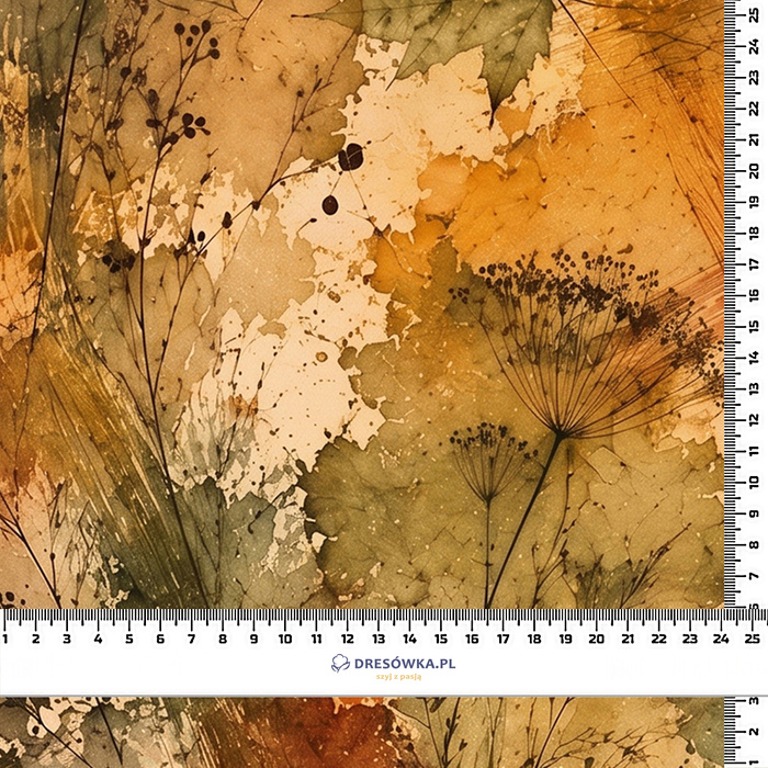 AUTUMN WZ. 12 - Hydrofobowa dzianina drapana 