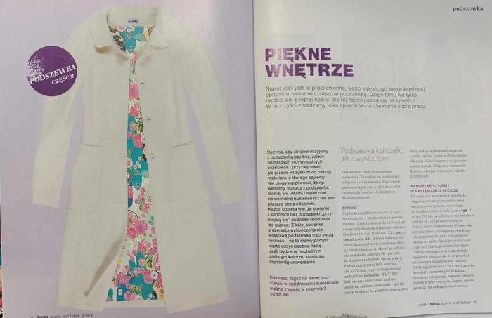 Burda Szycie jest łatwe - 3/2016 PL