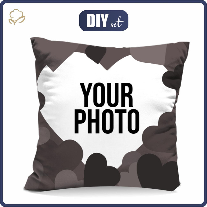 POLŠTÁŘ 45x45 - S VLASTNÍM POTISKEM 1 - voděodolná tkanina - Sada šití