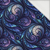 Stained Glass wz. 34 - looped knit fabric with elastane ITY