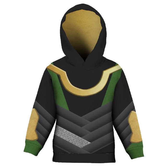 KINDER HOODIE (ALEX) - SUPERHERO M. 6 - Nähset (122/128)