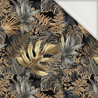 GOLD JUNGLE - looped knit fabric with elastane ITY