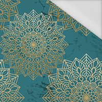 MANDALA pat. 5 / emerald - Nylon fabric Pumi