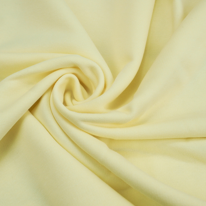 Teplákovina s hrubou smyčkou - BANANA YELLOW (D-255)