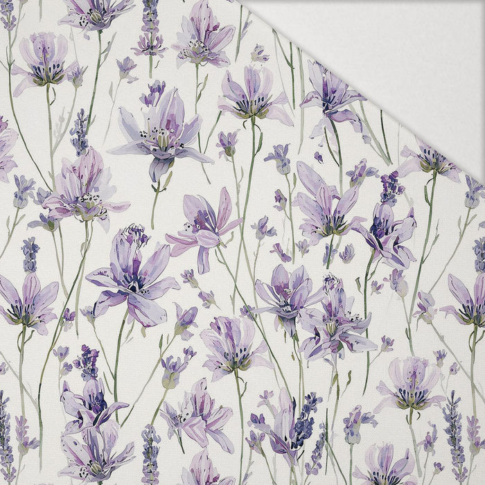 PASTEL FLOWERS WZ. 33 - Hydrophober angerauter Wintersweat