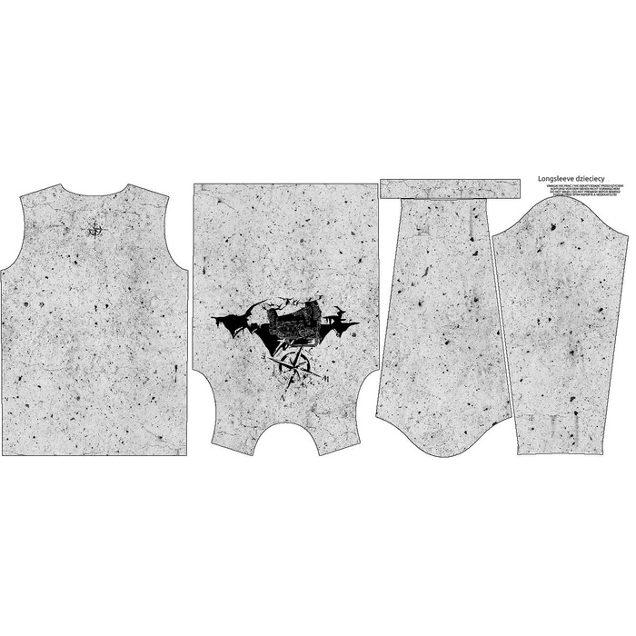 Longsleeve - JEEP / CONCRETE - sewing set (134/140)