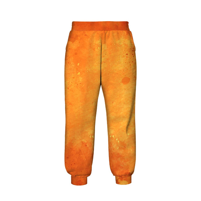 KINDER JOGGINGHOSE (ROBIN) - ORANGE - Nähset (122/128)