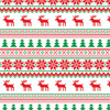 REINDEERS PAT. 2 / red-green - single jersey with elastane 