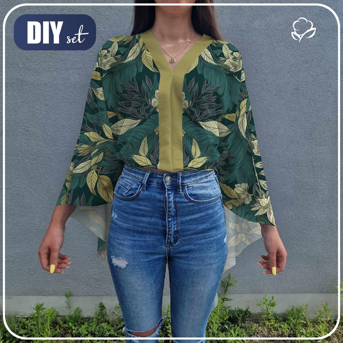 PAREO - GREEN LEAVES VZ.3 - Sada šití 