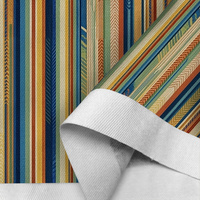 RETRO GEOMETRIC WZ. 14 - Drelich bavlněný