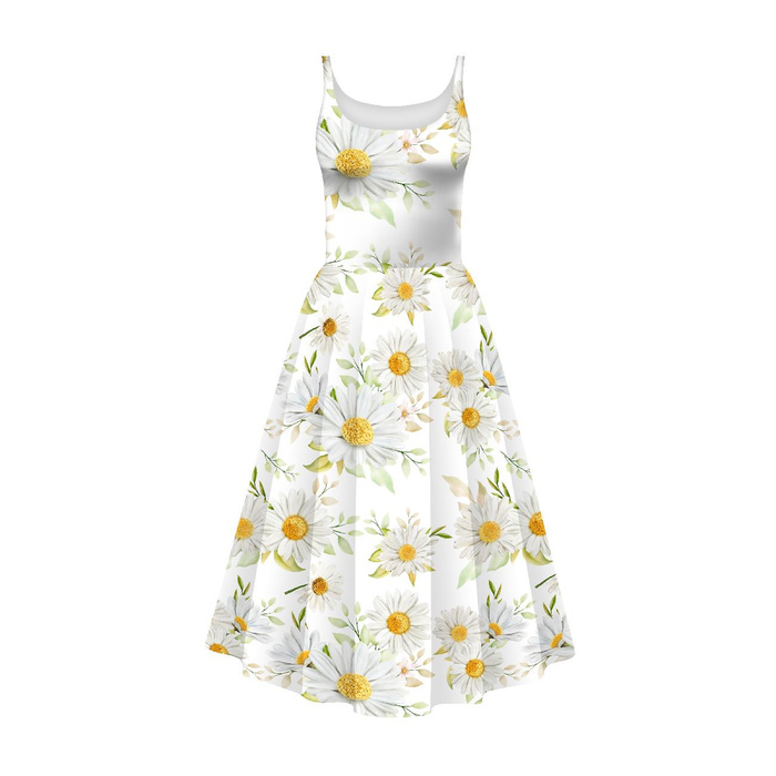DRESS "ISABELLE" - PASTEL DAISIES PAT. 1 - sewing set S