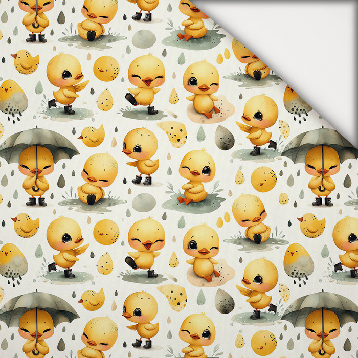 DUCKIE RAIN WZ. 1 - lekka dzianina drapana