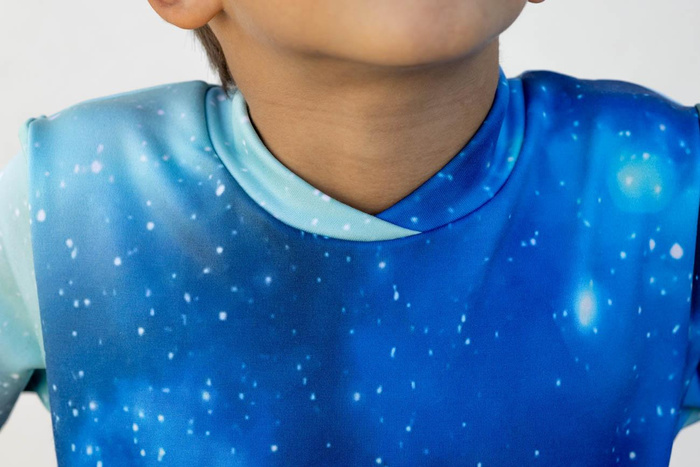 THERMO KINDER BLUSE (BILLIE) - FUßBALL Ms. 1 - Nähset 158