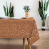 SCORCHED EARTH (white) / ACID WASH (caramel) - Cotton woven fabric
