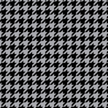 SCHWARZER HAHNENTRITT / grau - Single Jersey