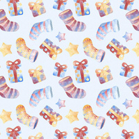 CHRISTMAS MIX (CHRISTMAS REINDEERS) - Cotton woven fabric