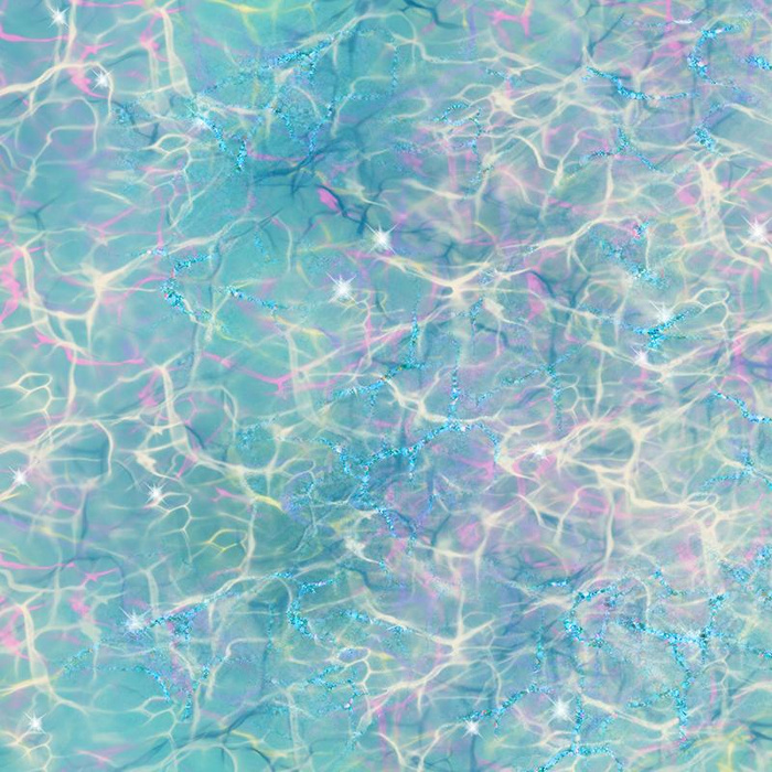 RAINBOW OCEAN pat. 2 - single jersey with elastane 