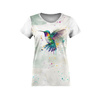 DAMEN T-SHIRT - WATERCOLOR HUMMINGBIRD - Nähset S