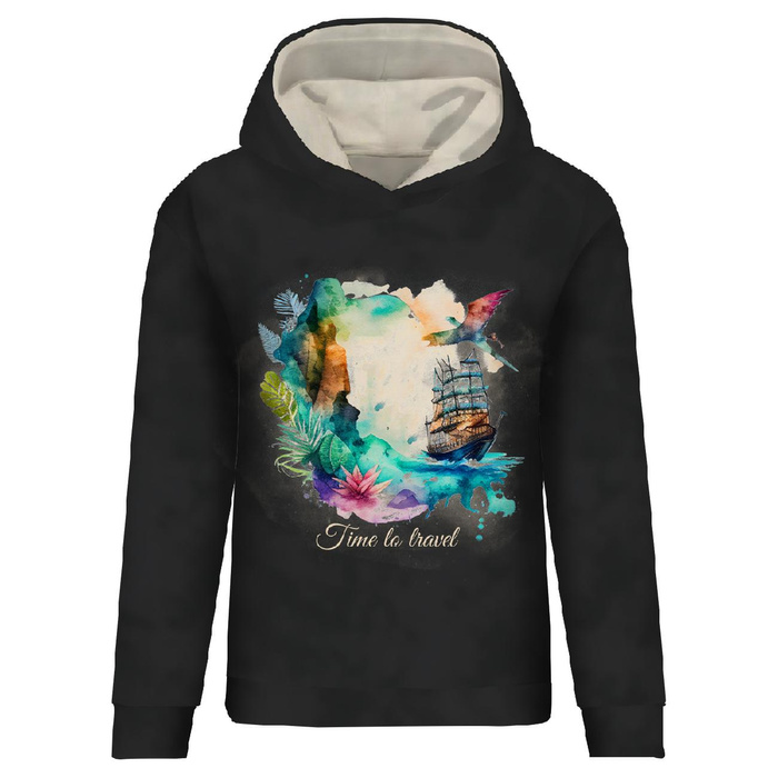 CLASSIC DAMEN HOODIE (POLA) - TRAVEL TIME M. 5 - Nähset L