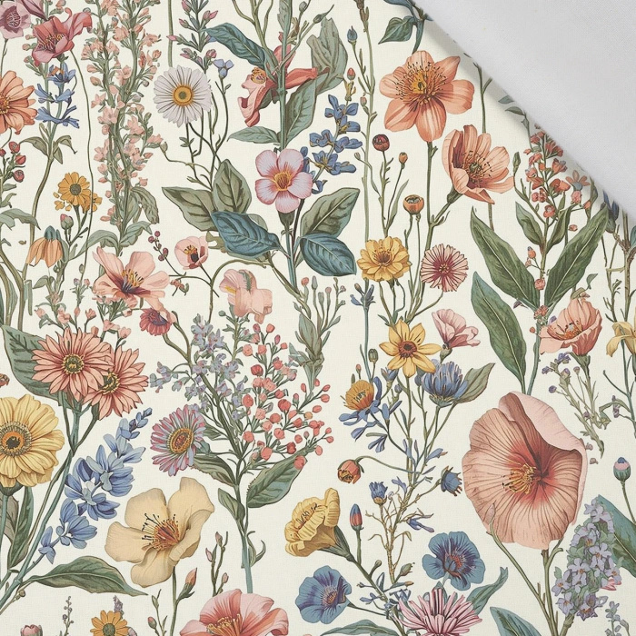 PASTEL FLOWERS WZ. 34 - Viskose Webware