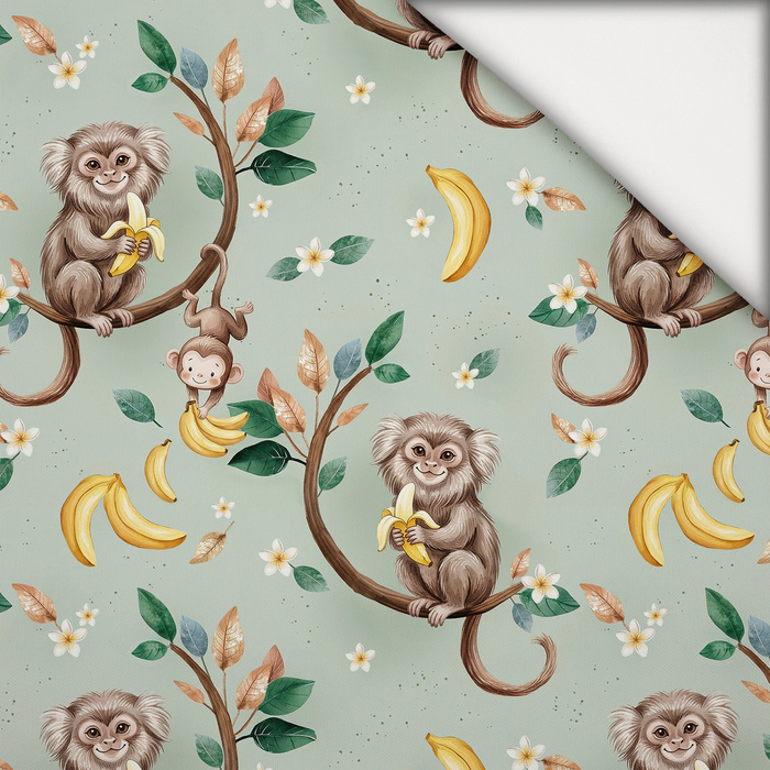 Banana Monkey - lehký, česaný úplet