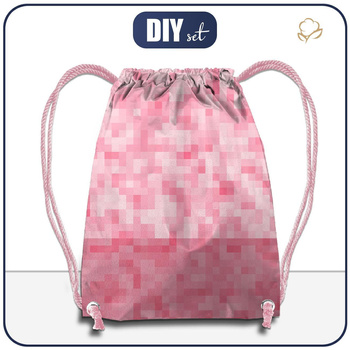 TURNBEUTEL - PIXEL ms. 2 / rosa - klein