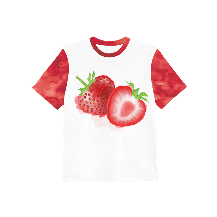 2-PACK - KINDER T-SHIRT - FRÜCHTE M. 1 - Nähset