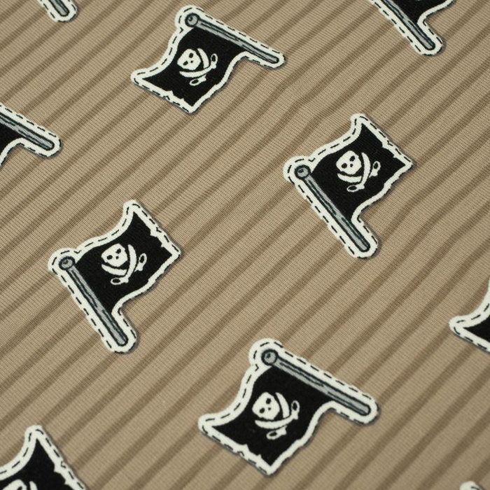 FLAG / pirates - light brown - single jersey TE210