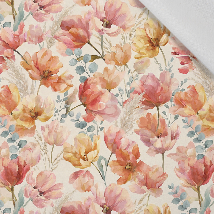Flowers wz. 65 - Cotton woven fabric