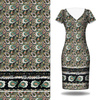 Paisley pattern no. 4 dress panel