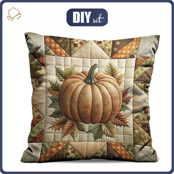 PILLOW 45X45 - BATIK 3 - Cotton woven fabric - sewing set