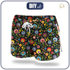 Women’s boardshorts - LOWICZ FOLKLORE / black - sewing set