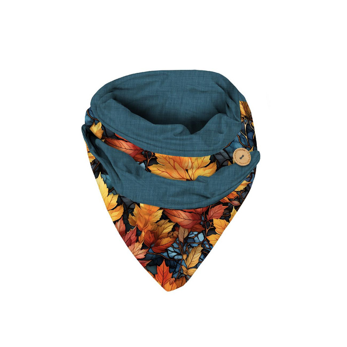 BUTTON SCARF - autumn time wz.8 - sewing set