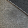 Loopback knit fabric with lurex thread - BLACK / Silver