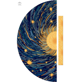 WATERCOLOR GALAXY - panel na spódnicę "MAXI"