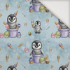 Ice Penguin - Woven Fabric for tablecloths
