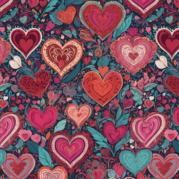 VALENTINE'S DAY 14 - Hydrofobní česaná teplákovina