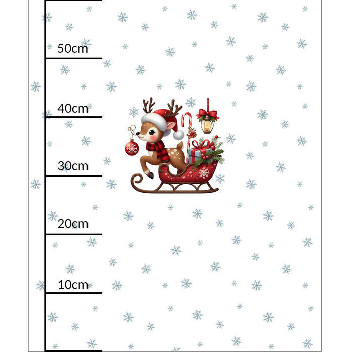 WINTER ANIMALS wz.18 - panel (60cm x 50cm) looped knit