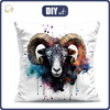 POLŠTÁŘ 45x45 - ARIES - Potahový velur - Sada šití