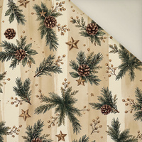 CHRISTMAS STRIPES WZ.1 - Welur tapicerski