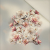 PASTEL BLOOM WZ. 2 - Panel (60cm x 50cm)  Polster- Velours