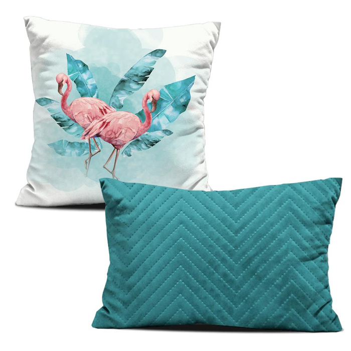 DECORATIVE PILOWS - FLAMINGOS pat. 2