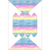 KID'S CAP AND SCARF (CLASSIC) - RAINBOW OCEAN pat. 1 51-54